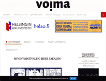 Tablet Screenshot of anna.voima.fi